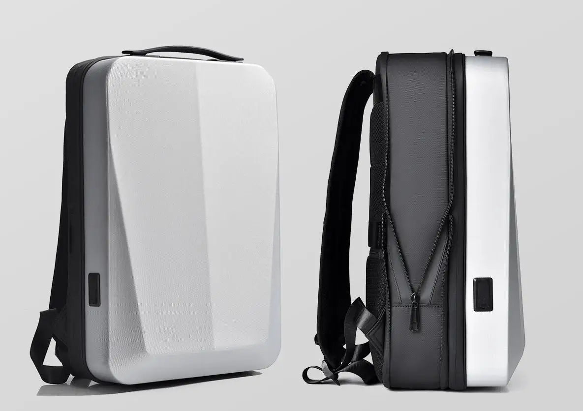 Hard Shell Laptop Backpack, Anti-Theft Waterproof Gaming Backpack with USB Charging Port