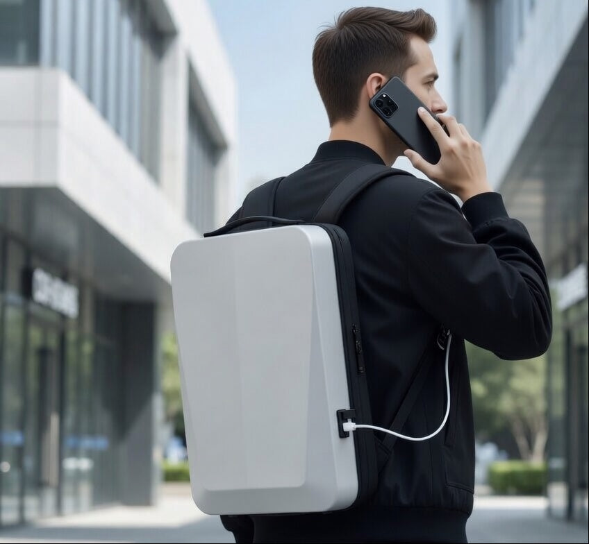 Hard Shell Laptop Backpack, Anti-Theft Waterproof Gaming Backpack with USB Charging Port